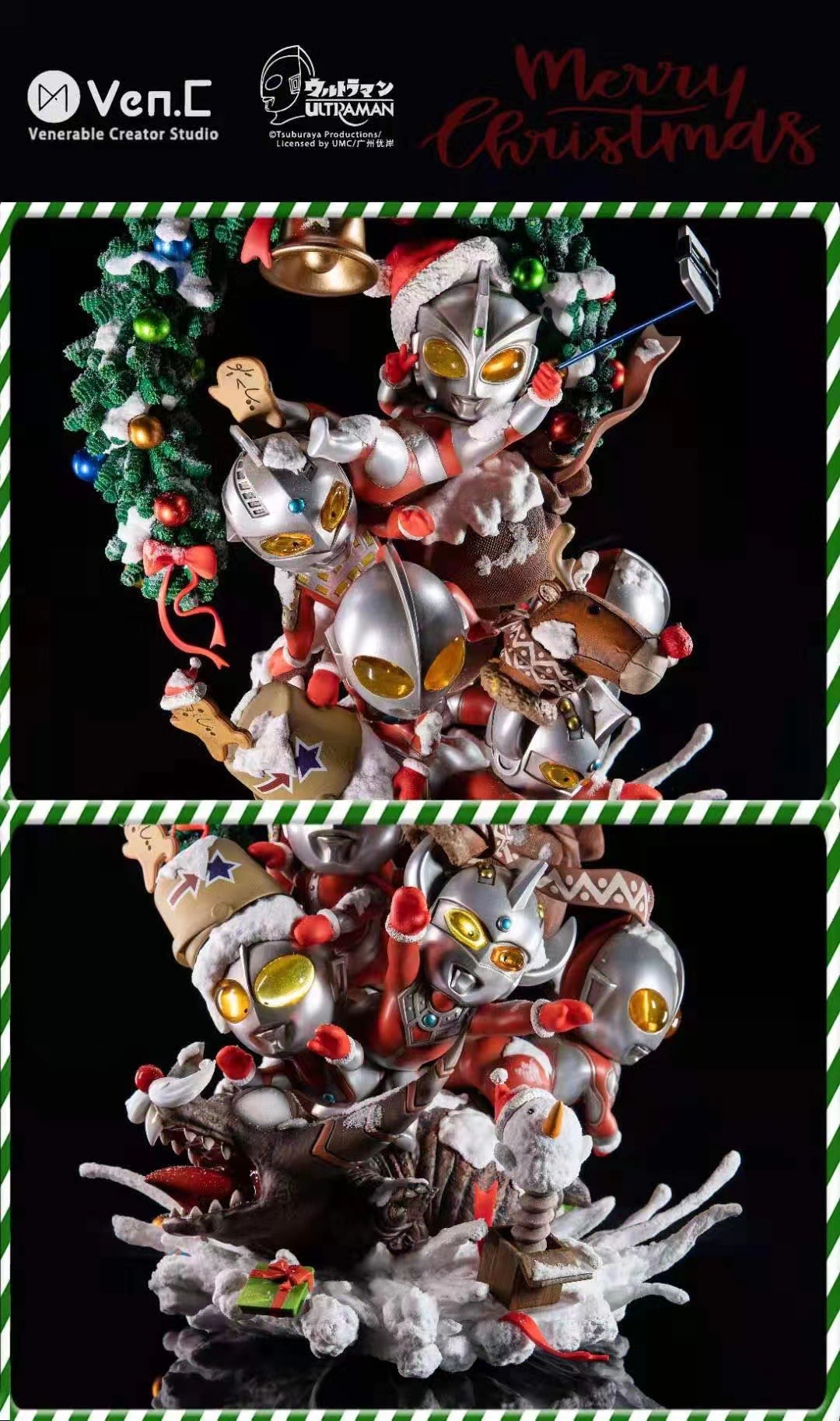 Ultraman - Gomora - Ultraman Ace - Ultraman Jack - Ultraman Tarou - Ultraseven - Zoffy - Mini Edition (Ven.C Studio) photo 5