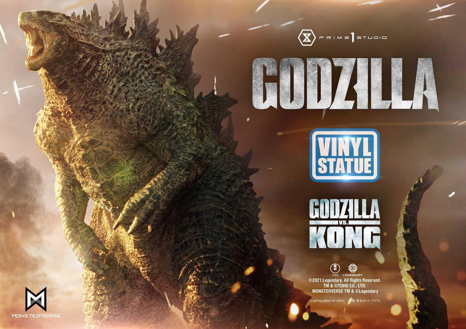 Godzilla vs. Kong - Gojira - Ultimate Diorama Masterline  (UDMGVK-04VS) (Prime 1 Studio) photo 47