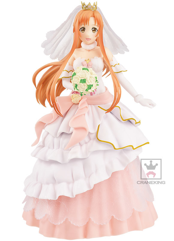 Sword Art Online Code Register - Asuna - EXQ Figure - Wedding (Banpresto) photo 1