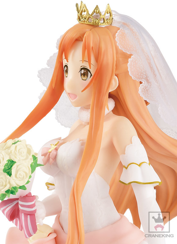 Sword Art Online Code Register - Asuna - EXQ Figure - Wedding (Banpresto) photo 2
