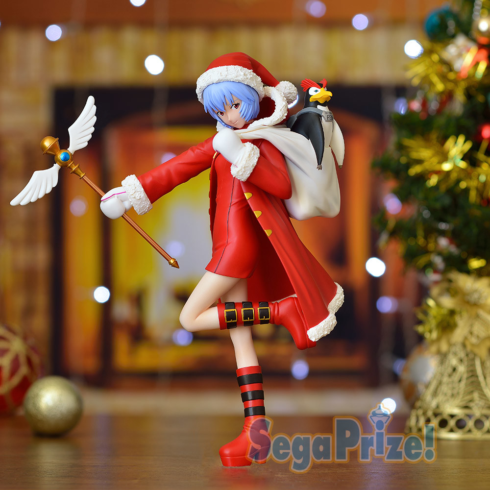 Shin Seiki Evangelion - Ayanami Rei - PenPen - PM Figure - Christmas (SEGA) photo 2
