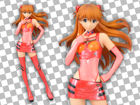 Shin Seiki Evangelion - Souryuu Asuka Langley - PM Figure - Racing (SEGA) photo 1