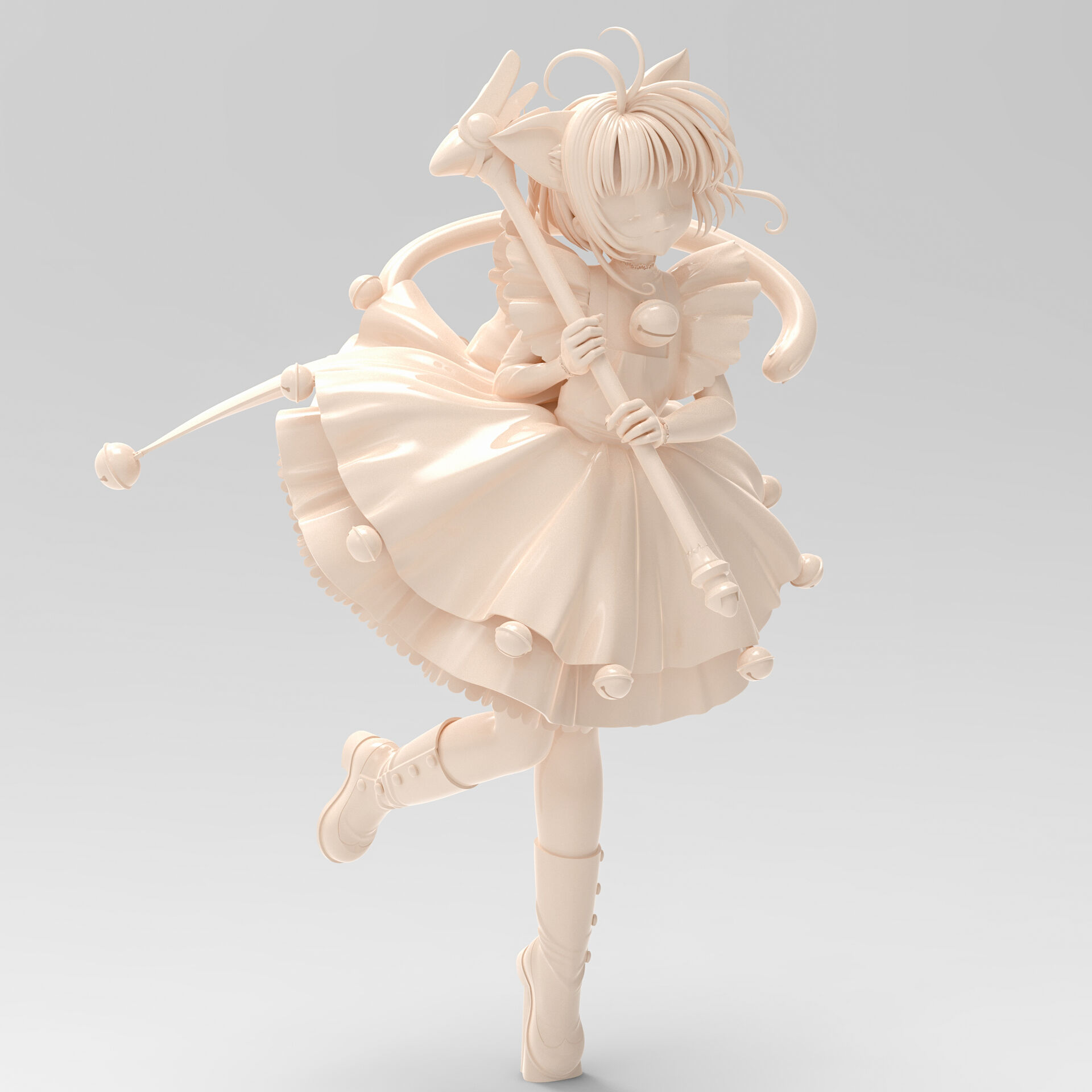Card Captor Sakura - Kinomoto Sakura - 1/7 - Kuro neko (T's System) photo 5